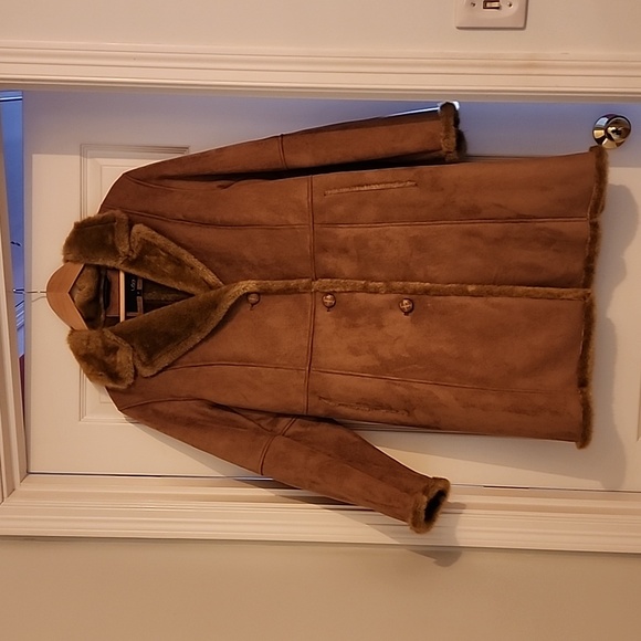EUC - Faux Shearling Coat - Picture 1 of 3
